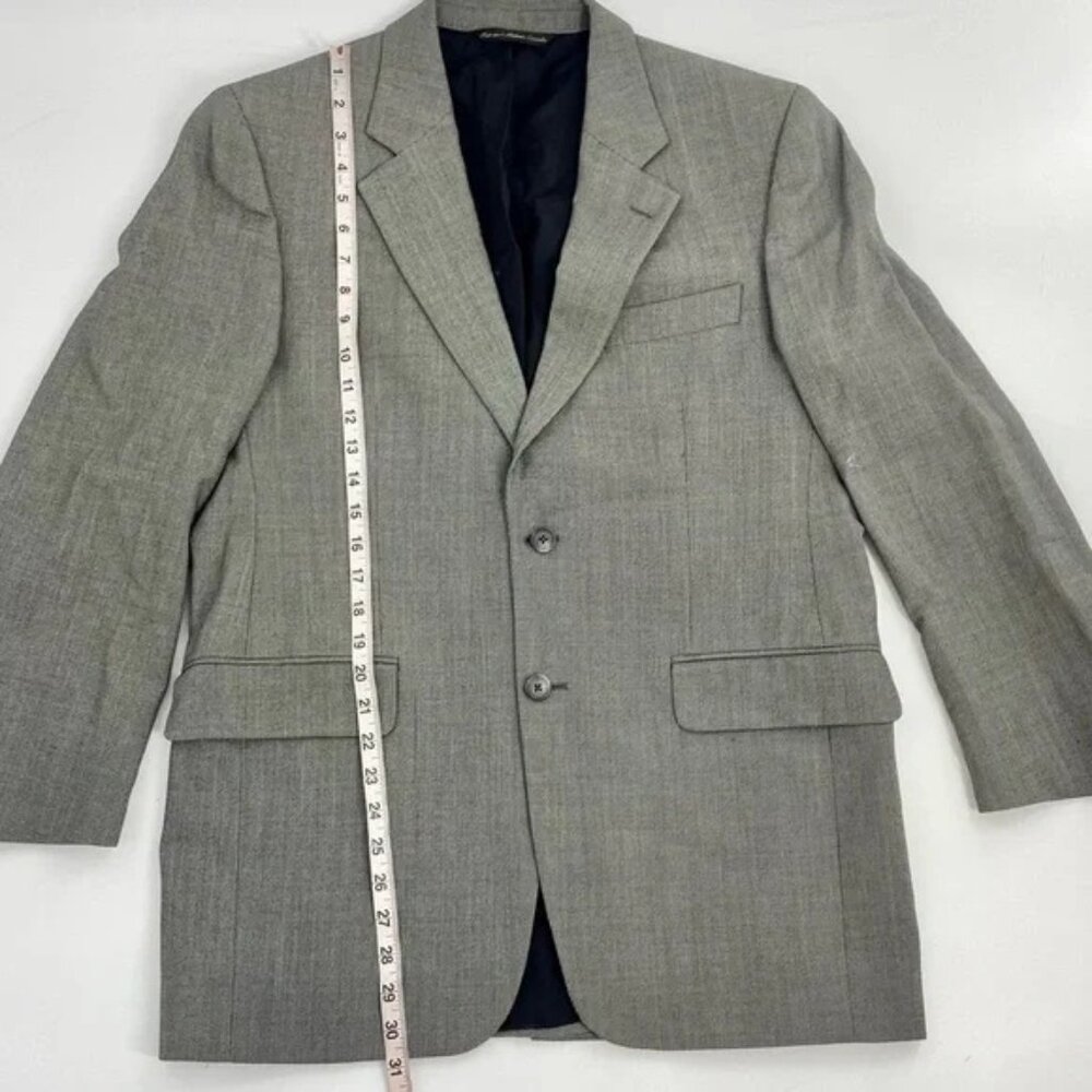 Jack Victor 100% Wool Blazer 40R Loreto CT Black and White 2 Button Super 110'S - Picture 5 of 5